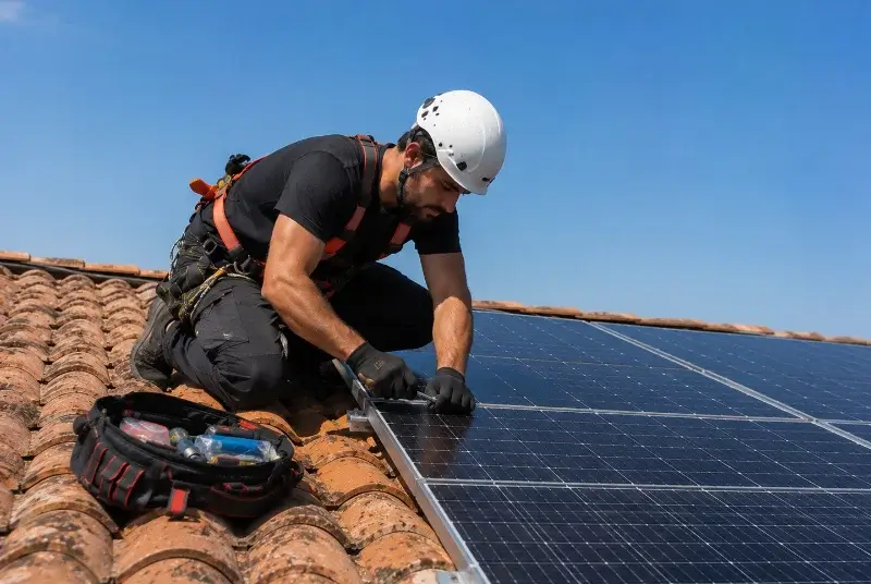 Maintenance et monitoring de panneaux solaires à la Bastide-Clairence