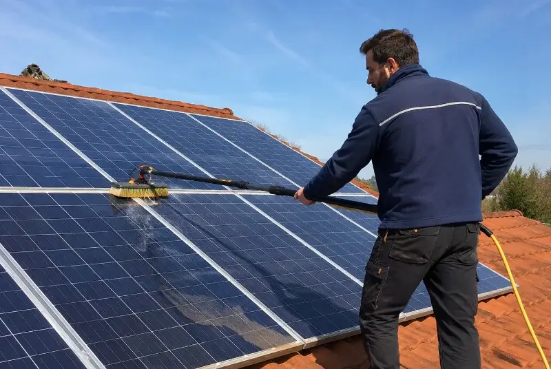Nettoyage et entretien de panneaux solaires à la Bastide-Clairence